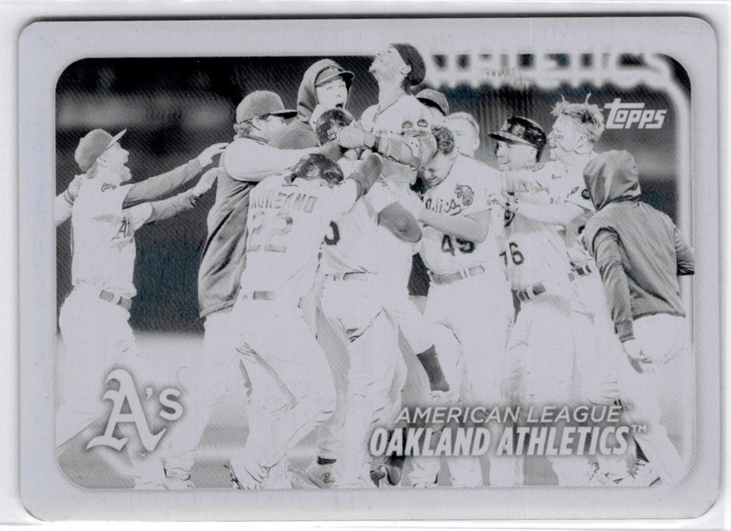 Oakland Athletics [Printing Plate] #688