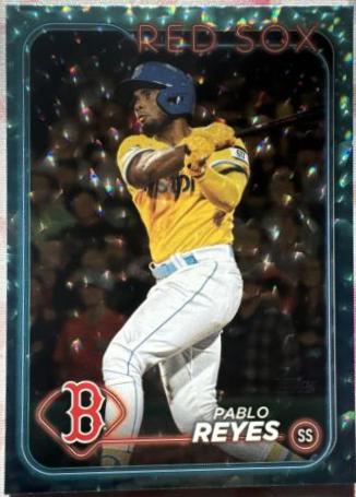 Pablo Reyes [Aqua Crackle Foil] #594