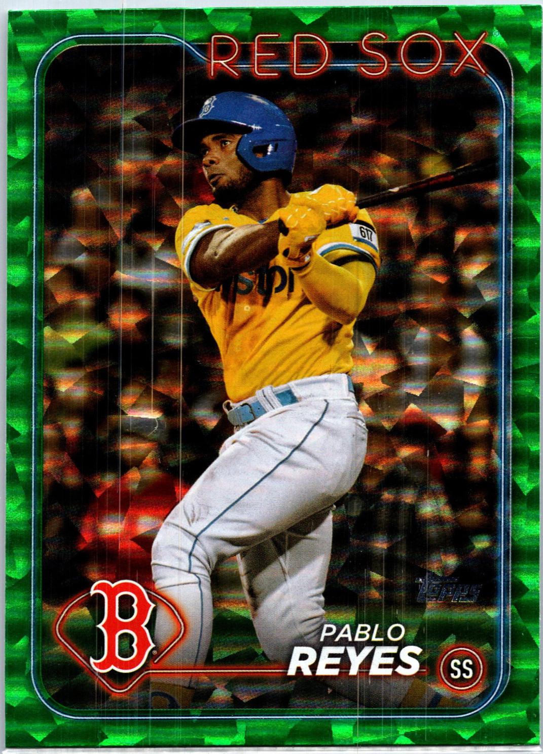 Pablo Reyes [Green Crackle Foil] #594