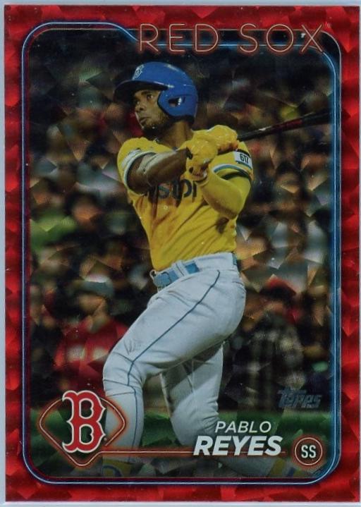 Pablo Reyes [Red Crackle Foil] #594