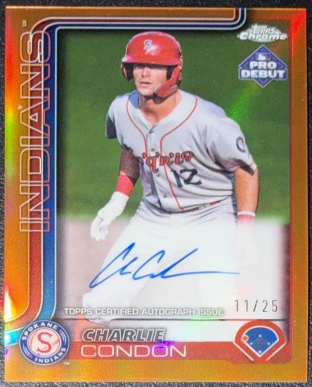 Charlie Condon [Orange Lava Refractor Autograph] #PDC-64