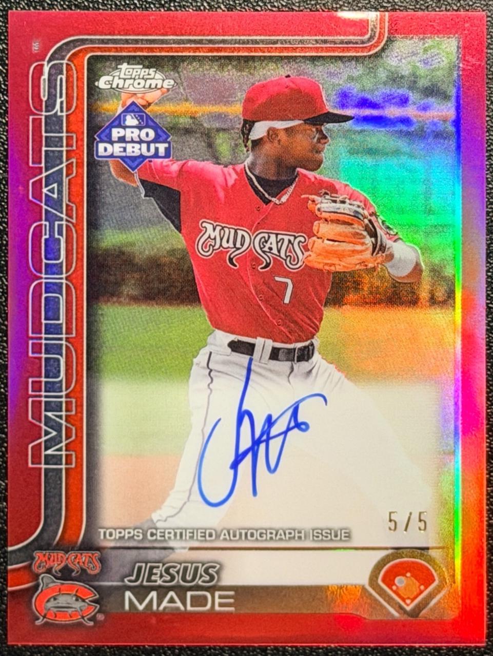 Jesus Made [Red Refractor Autograph] #PDC-39