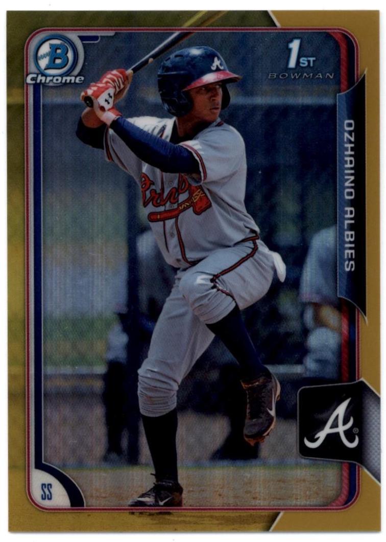 Ozhaino Albies [Gold Refractor] #BCP71
