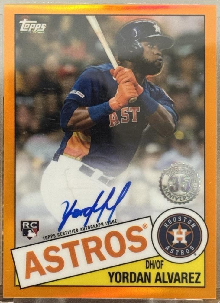 Yordan Alvarez [Orange Refractor] #85TCA-YA