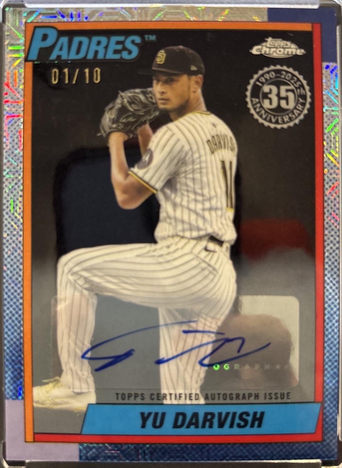 Yu Darvish [Black Autograph] #U90C-79