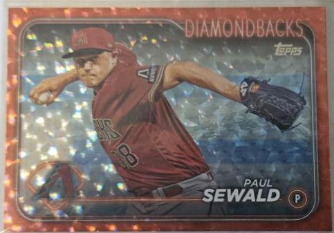 Paul Sewald [Red Crackle Foil] #271