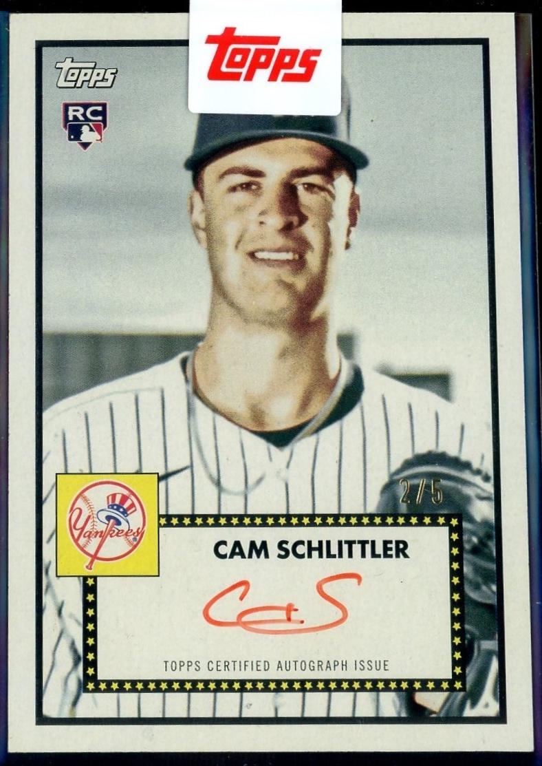 Cam Schlittler [Red 1952 Variation Autograph] #111