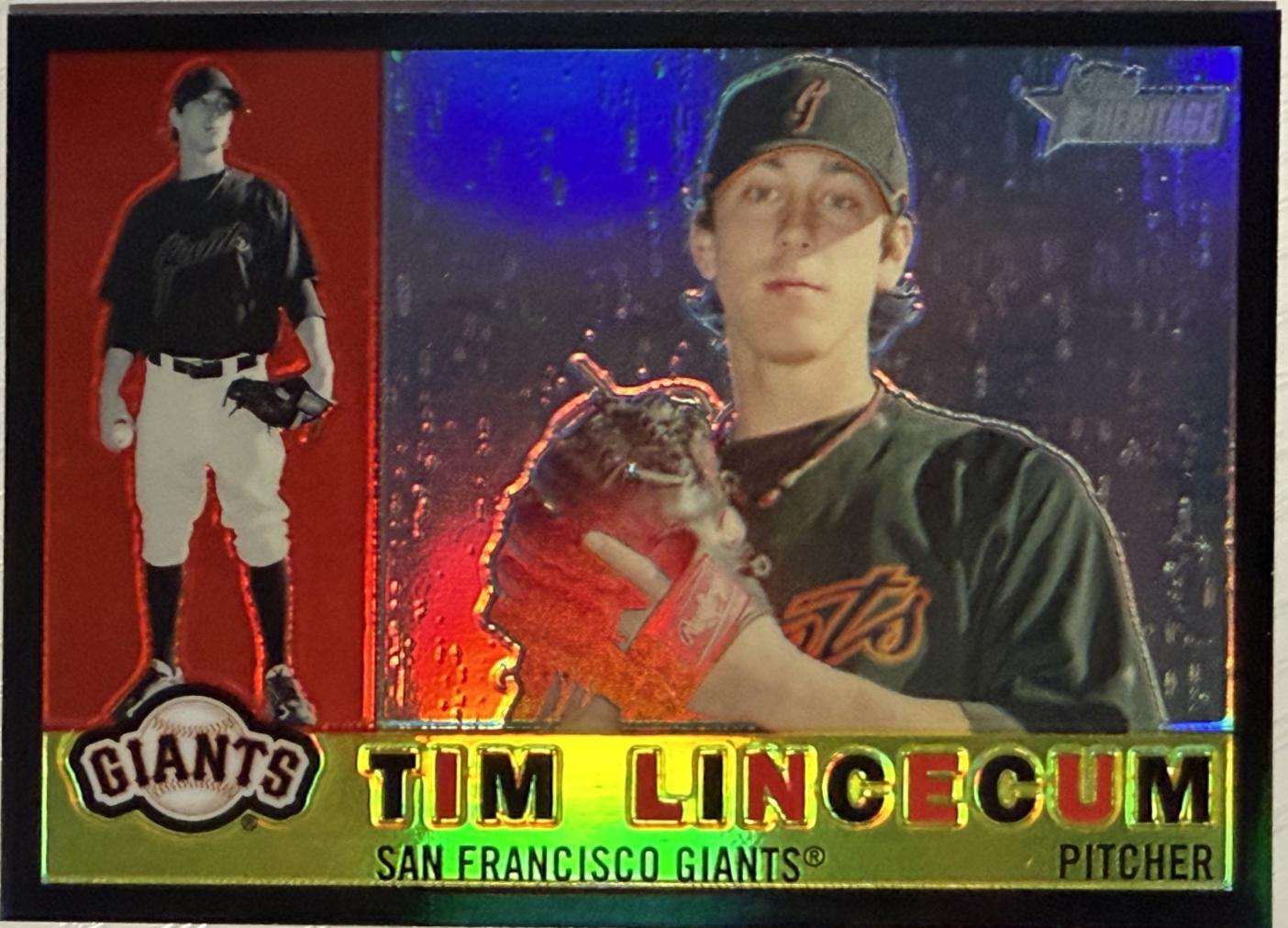 Tim Lincecum [Black Border Refractor] #C87