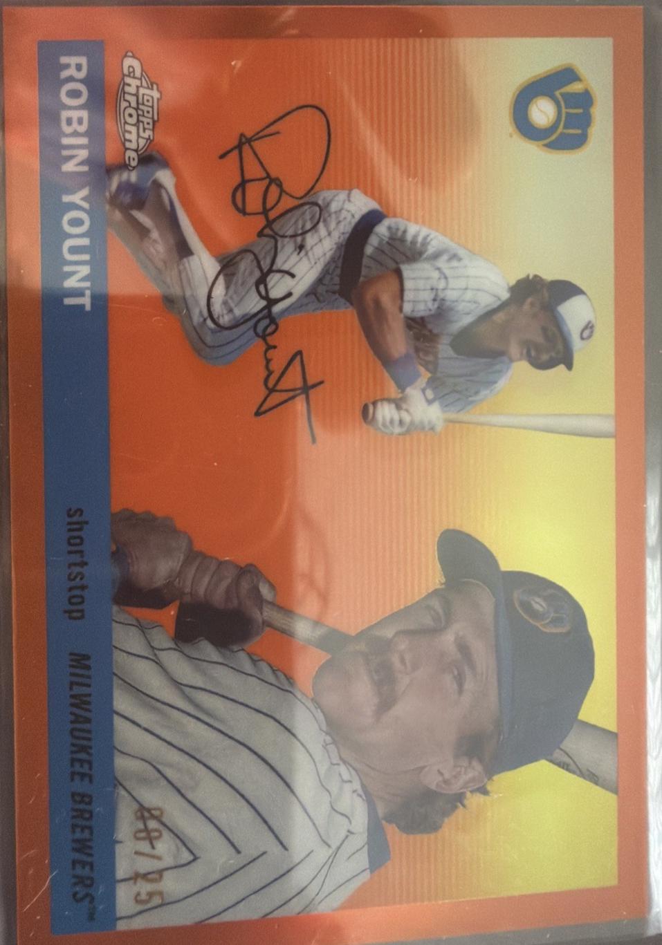 Robin Yount [Orange Refractor] #CHR-RY