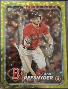 Rob Refsnyder [Yellow Crackle] #415