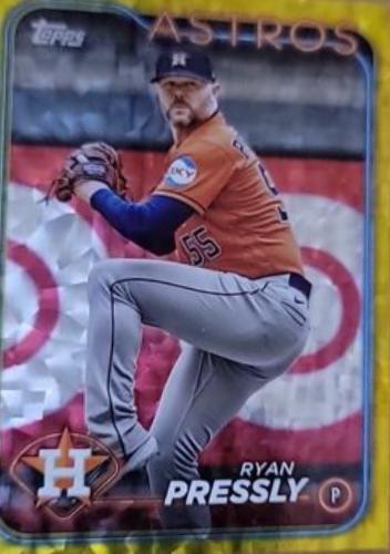 Ryan Pressly [Yellow Crackle Foil] #331