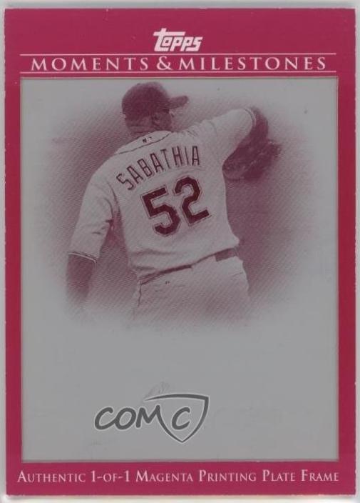 C.C. Sabathia [Printing Plate] #51