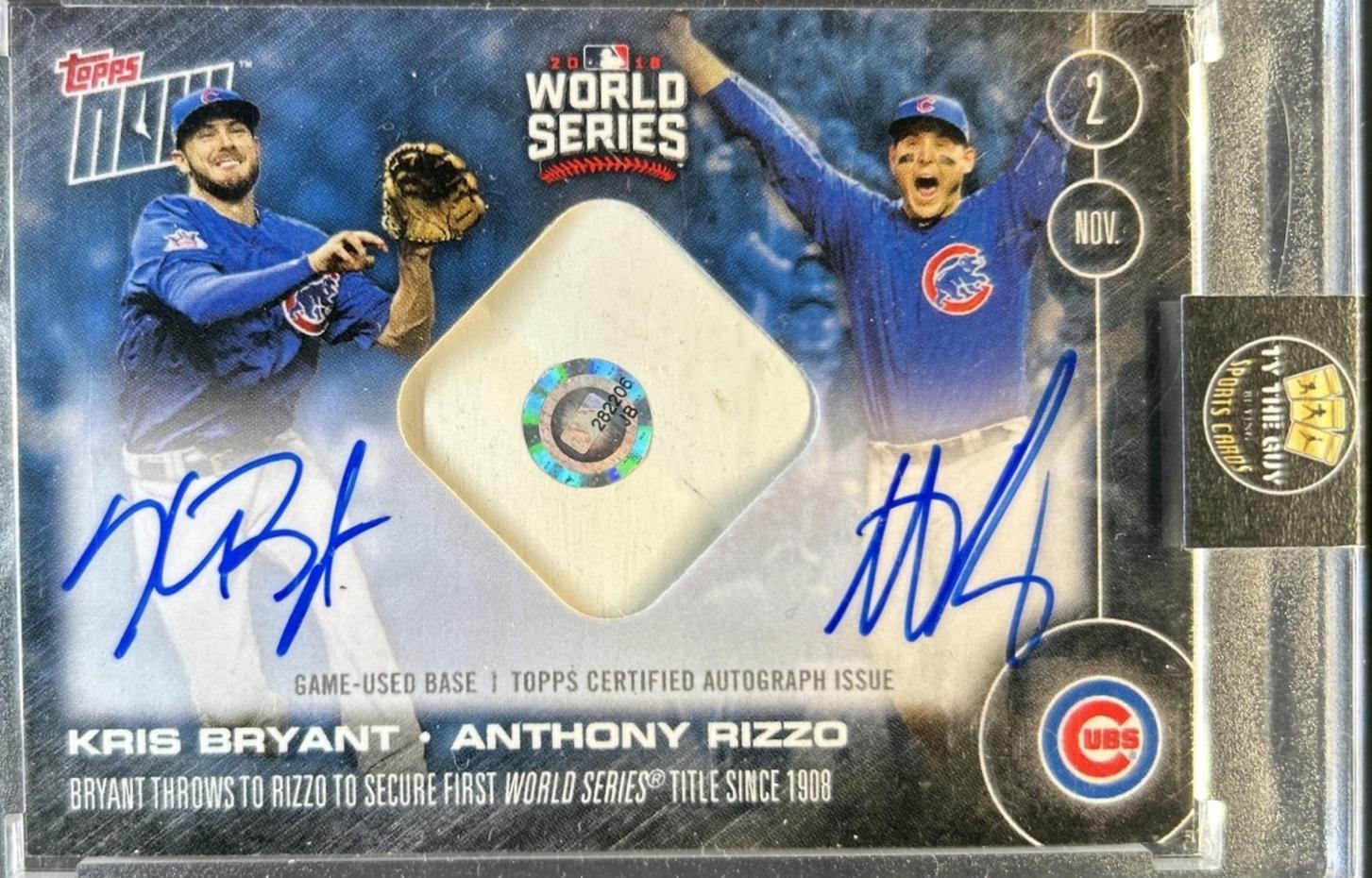 Kris Bryant / Anthony Rizzo [Autographed Relic] #663