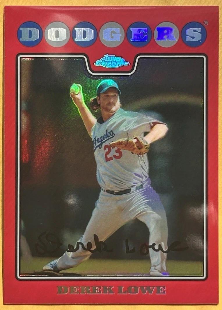Derek Lowe [Red Refractor] #108