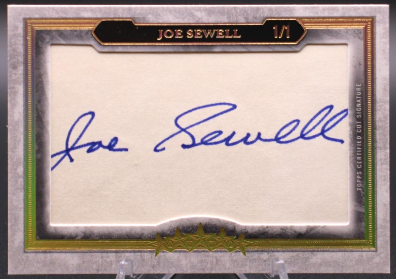 Joe Sewell #CS-JW
