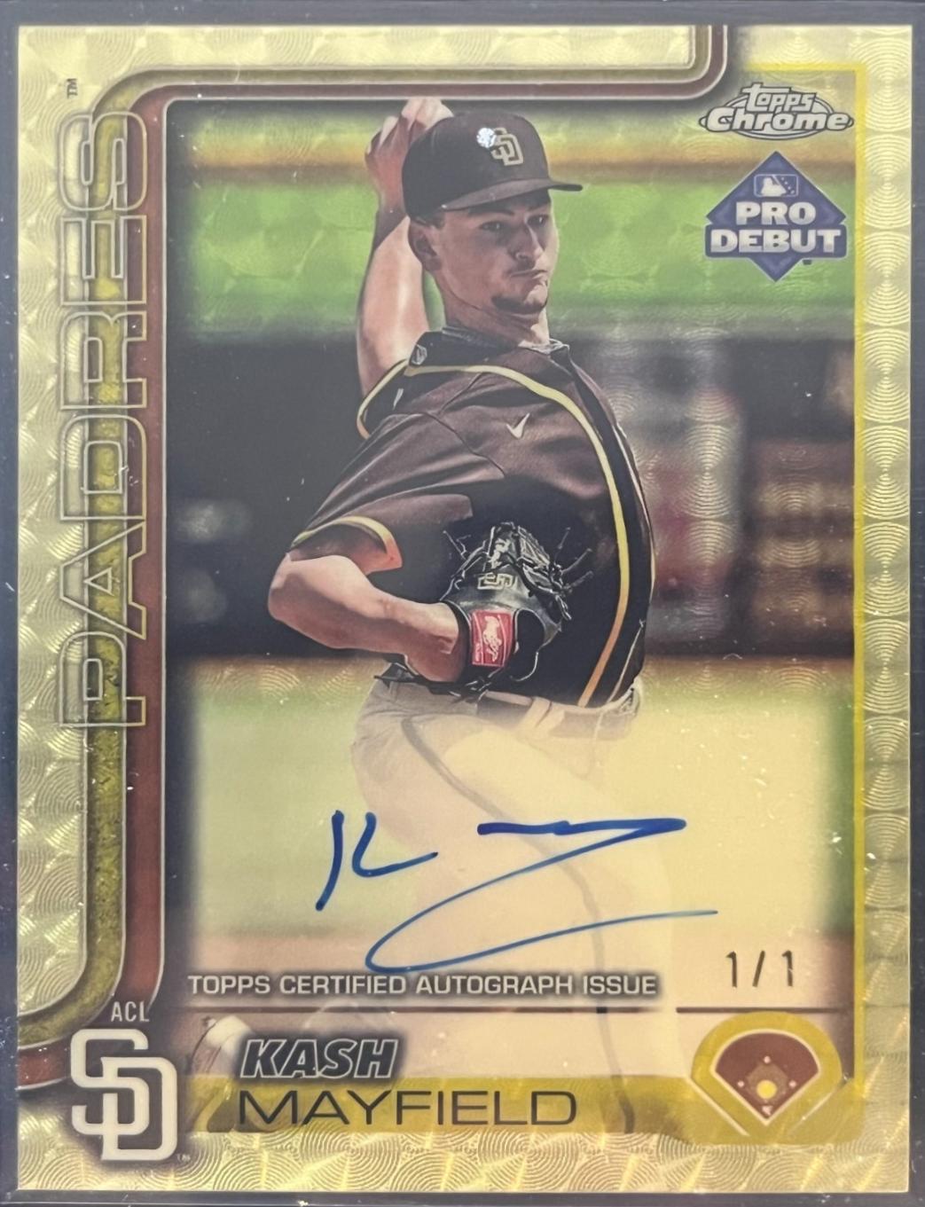 Kash Mayfield [Foilfractor Autograph] #PD-129