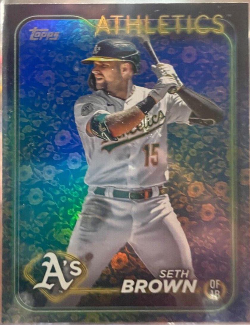Seth Brown [Yellow Crackle Foil] #79