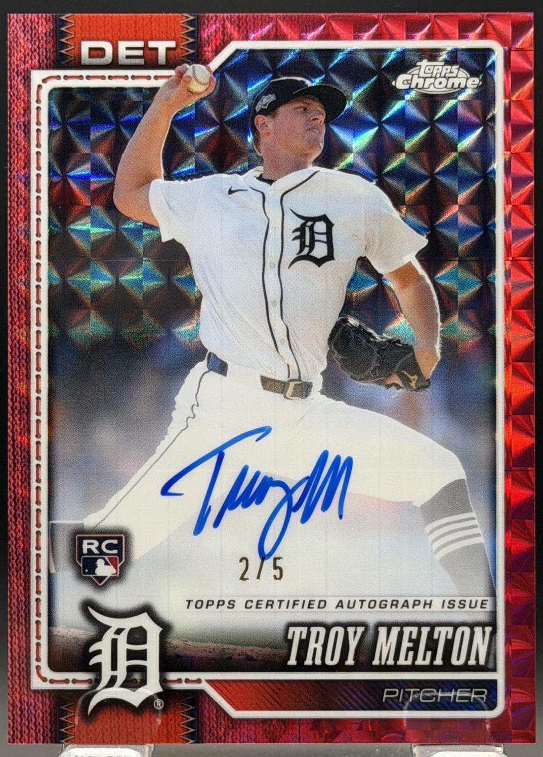 Troy Melton [Red Geometric Refractor] #RA-TME