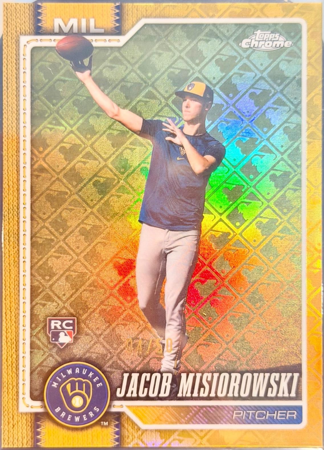 Jacob Misiorowski [Gold Image Variation] #196