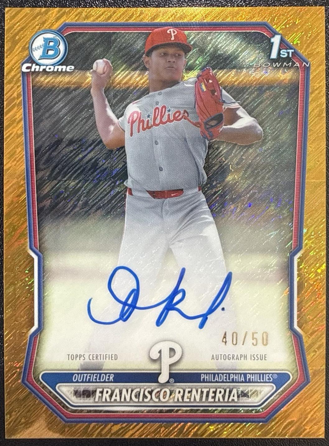 Francisco Renteria [Gold Shimmer Refractor] #CPA-FR