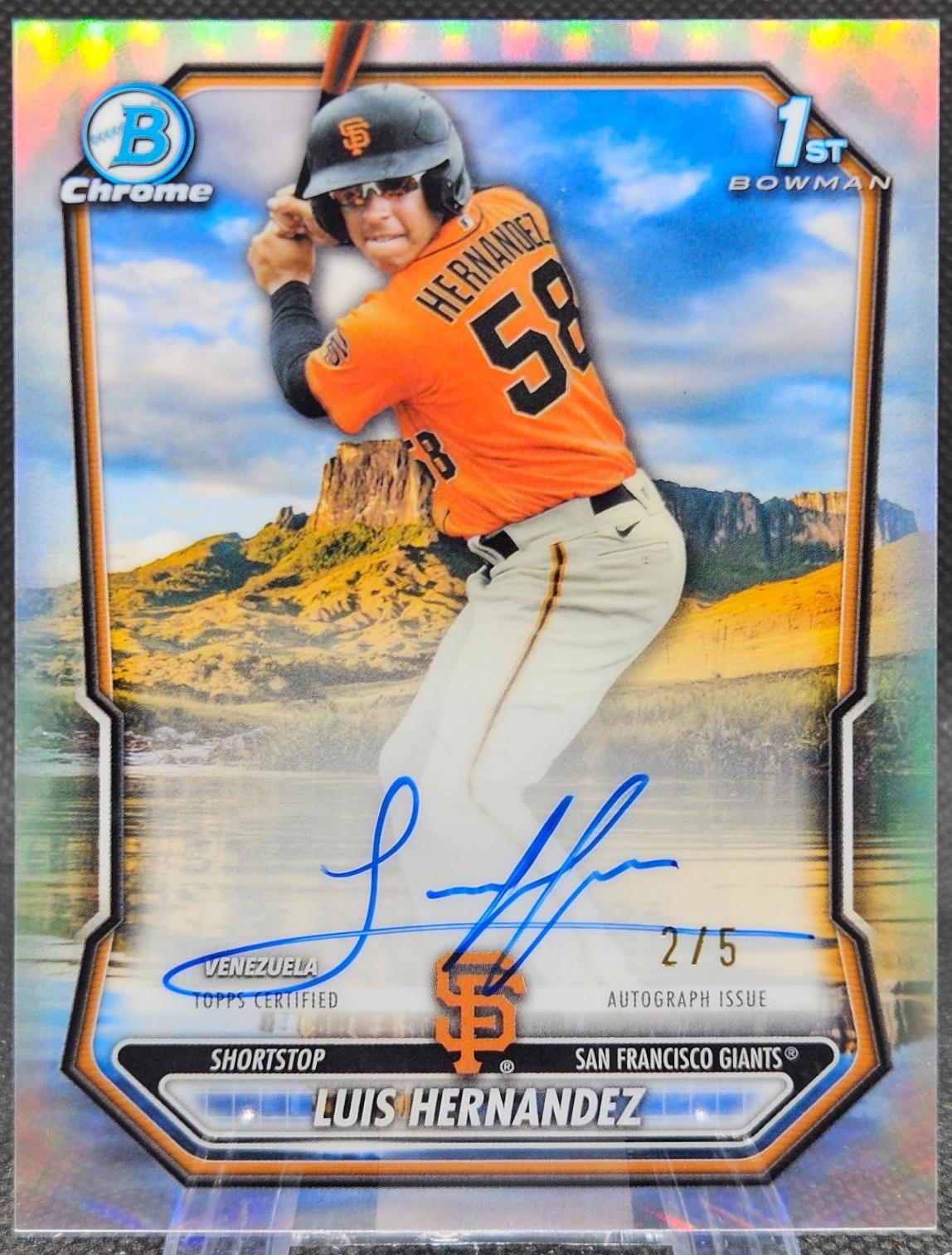 Luis Hernandez [International Refractor] #CPA-LH