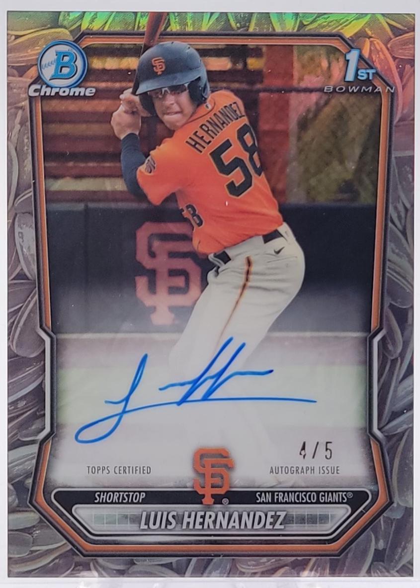 Luis Hernandez [Red Wave Refractor] #CPA-LH