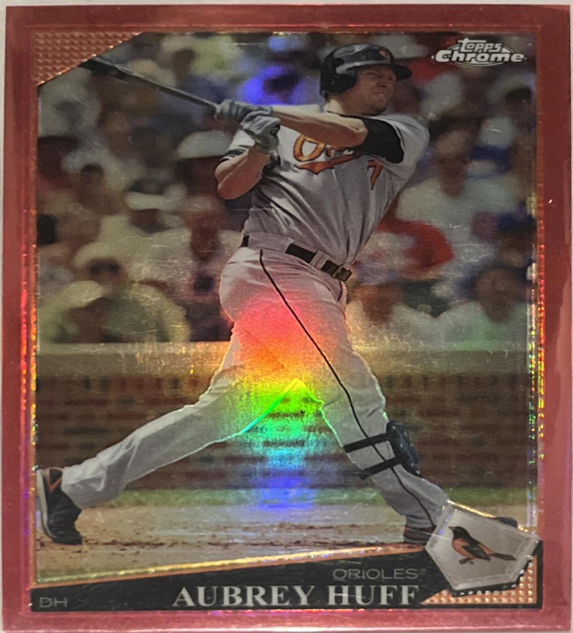 Aubrey Huff [Red Refractor] #14