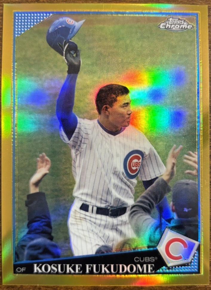 Kosuke Fukudome [Gold Refractor] #42
