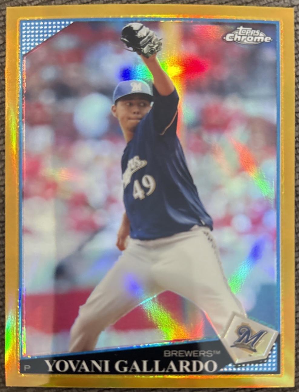 Yovani Gallardo [Gold Refractor] #142
