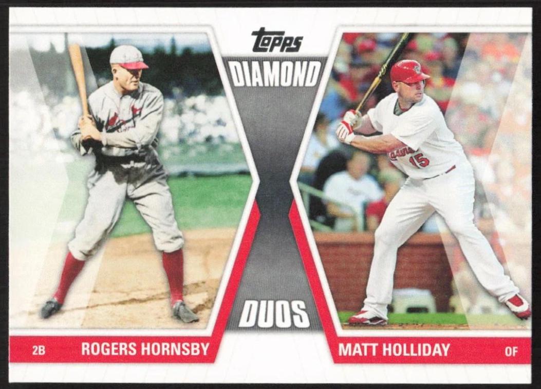 Rogers Hornsby/Matt Holliday #DD-HHO