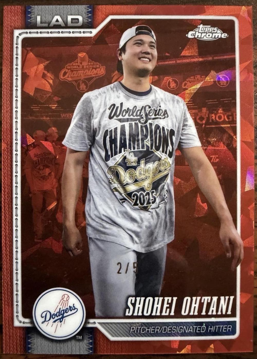 Shohei Ohtani [Red Image Variation] #1