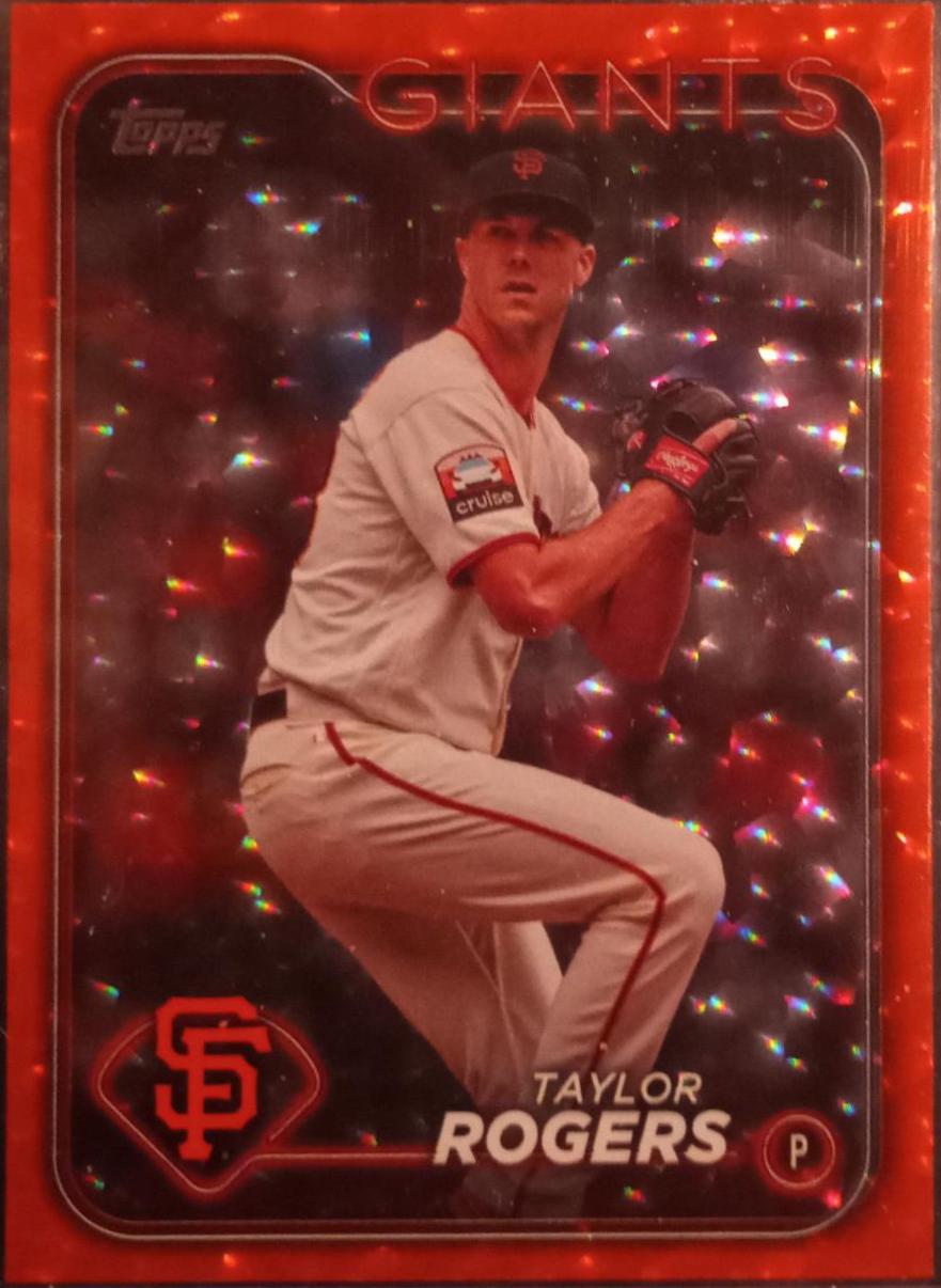 Taylor Rogers [Orange Crackle Foil] #176