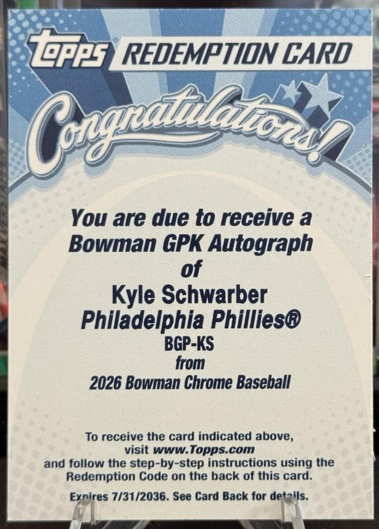 Kyle Schwarber [Black] #BGP-KS