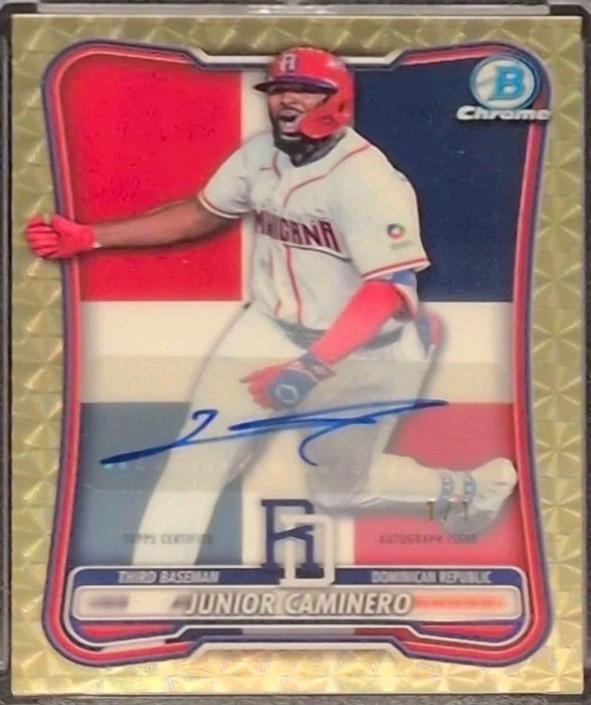 Junior Caminero [Superfractor Autograph] #WBC-72
