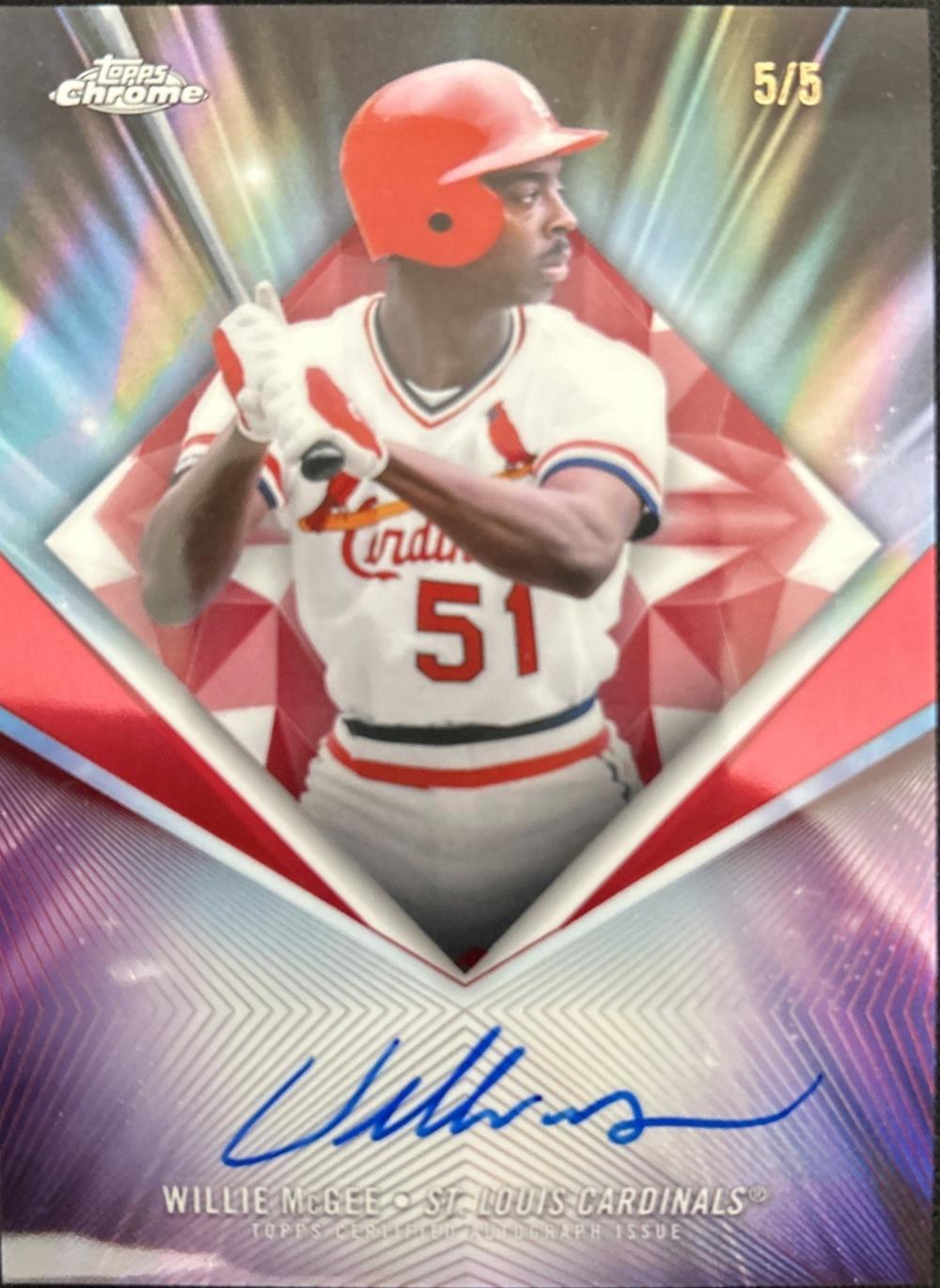 Willie McGee [Red] #75D-WM
