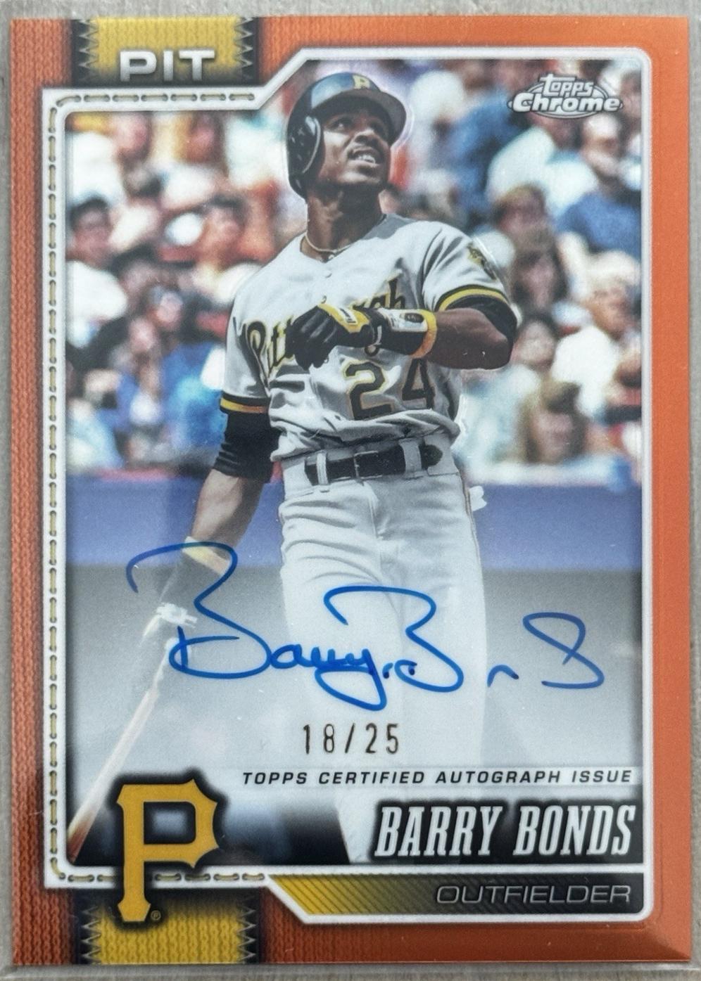 Barry Bonds [Orange] #CLA-BB