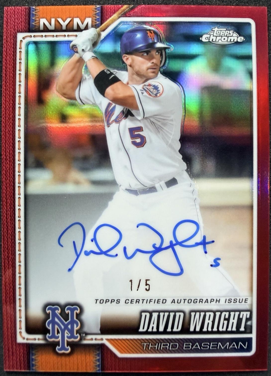 David Wright [Red] #CLA-DW