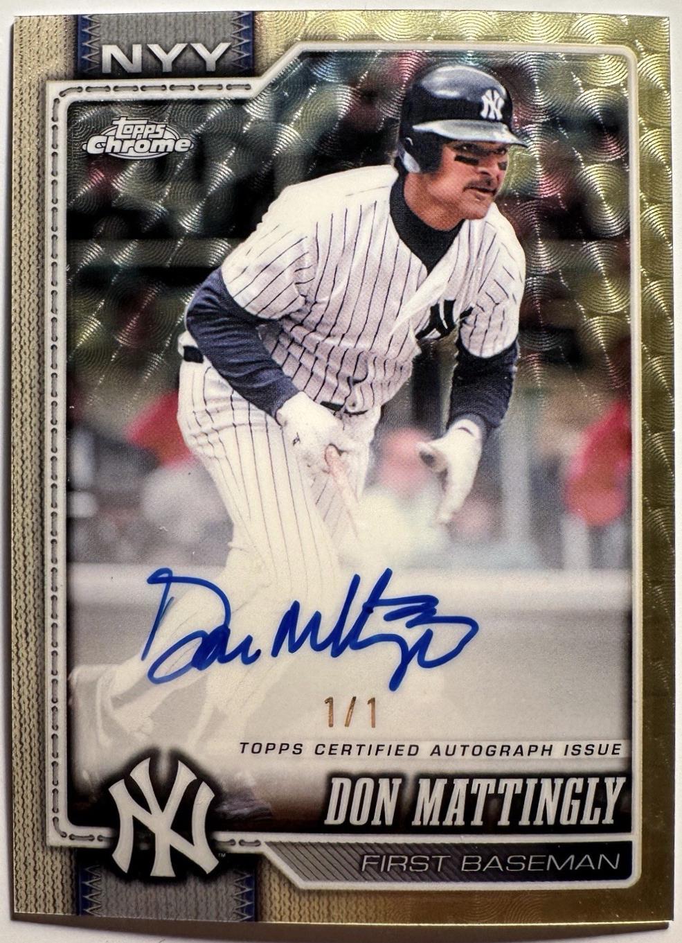 Don Mattingly [Superfractor] #CLA-DMA