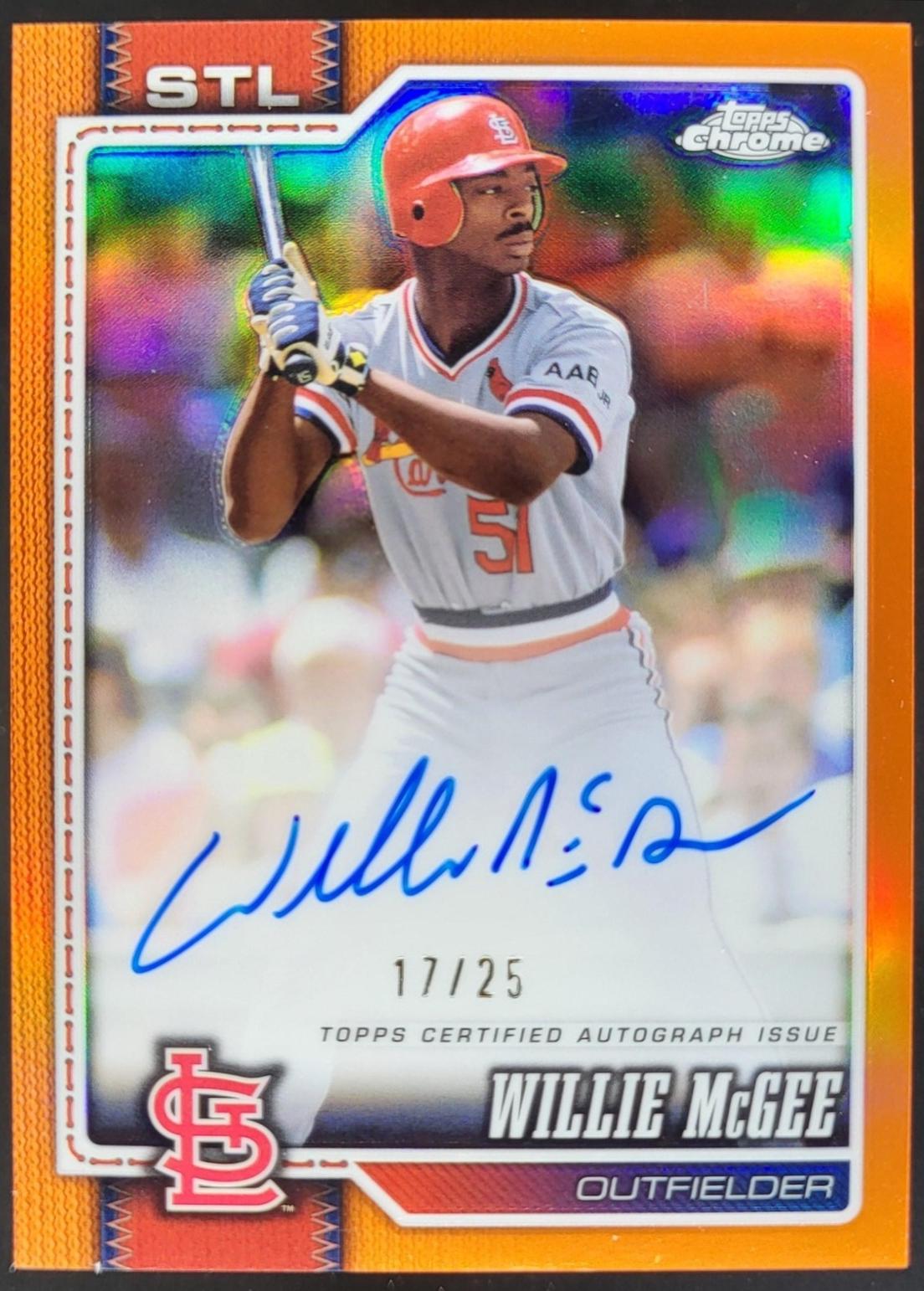 Willie McGee [Orange] #CLA-WM