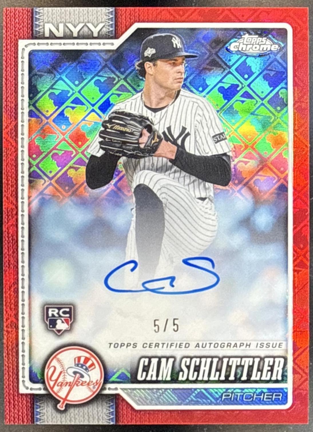 Cam Schlittler [Red] #RA-CSC