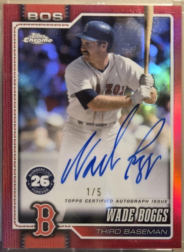 Wade Boggs [Red] #NLF-WBO