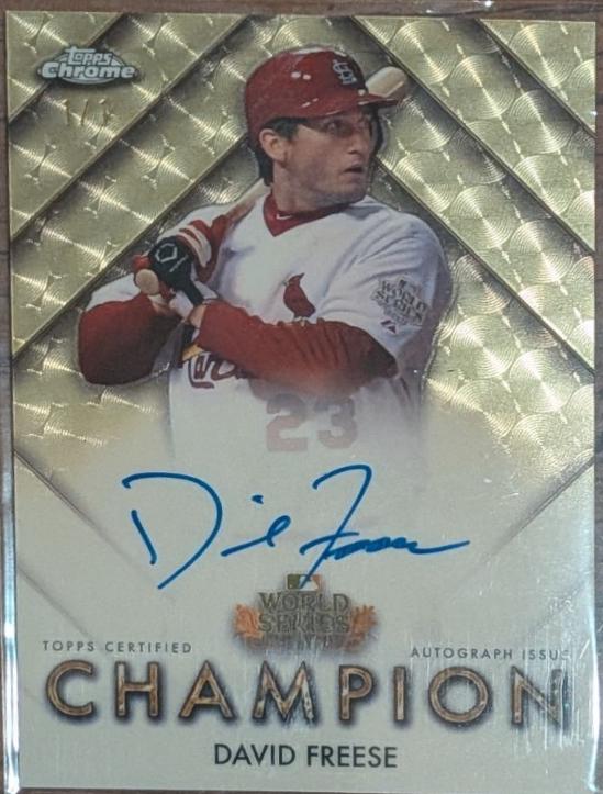 David Freese [Superfractor] #WSCA-DF
