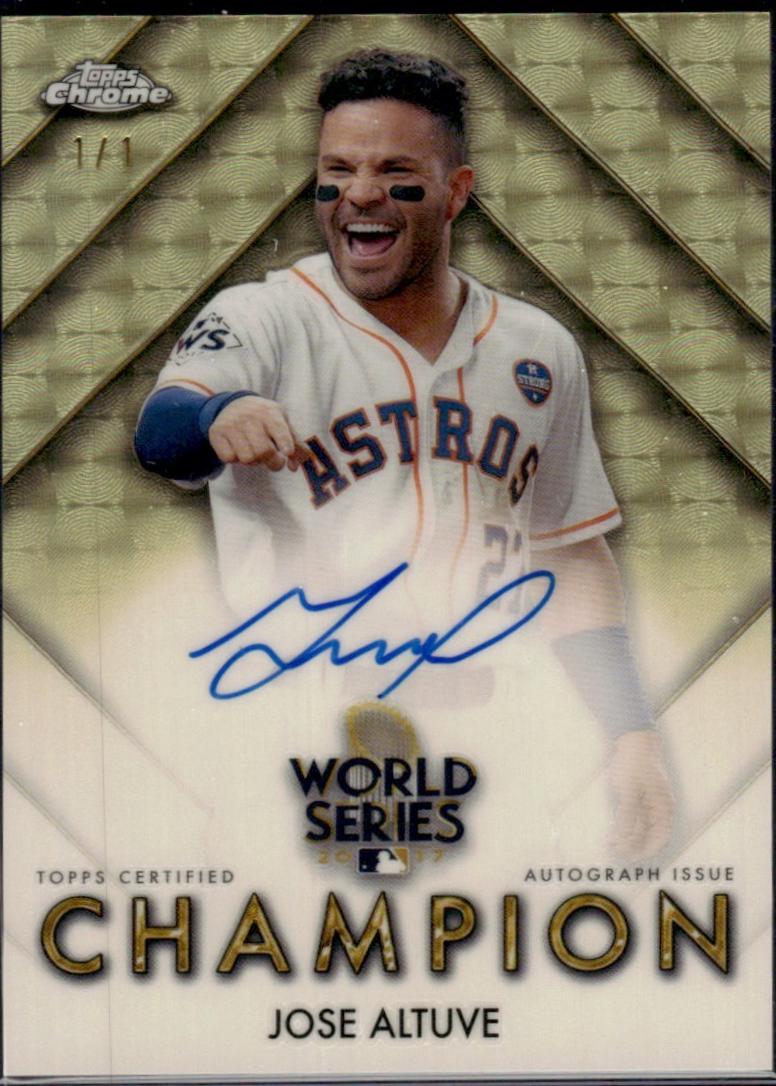 Jose Altuve [Superfractor] #WSCA-JA