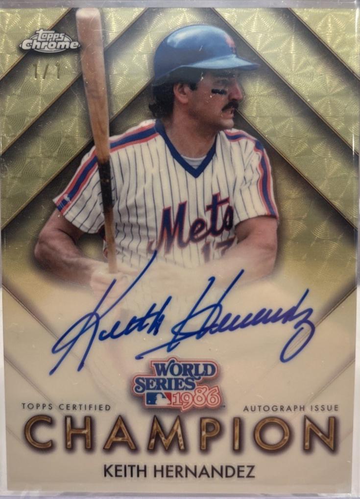 Keith Hernandez [Superfractor] #WSCA-KH