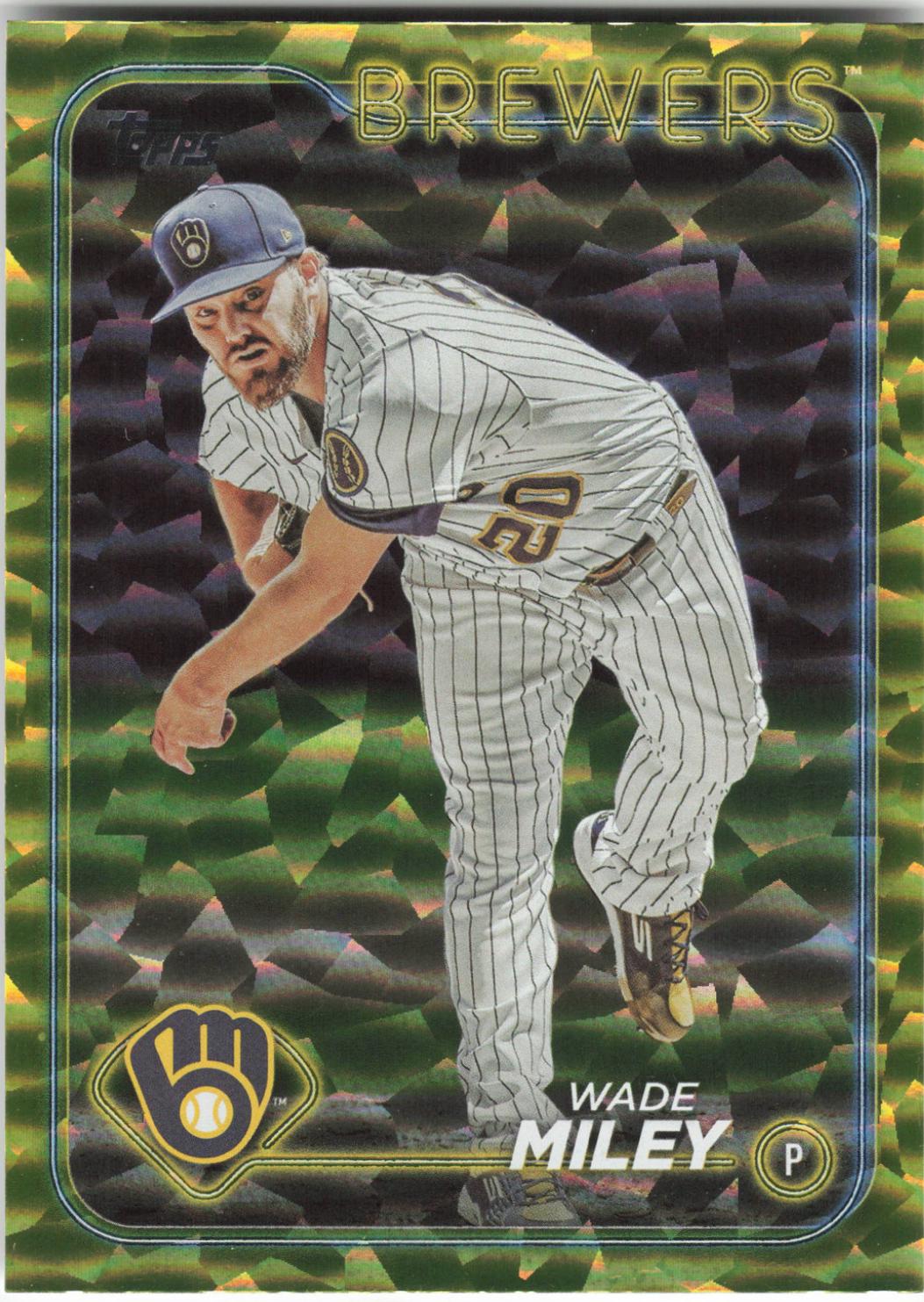 Wade Miley [Yellow Crackle Foil] #671