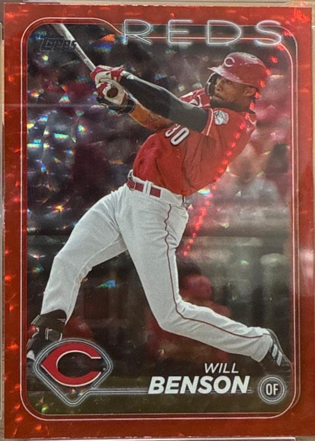 Will Benson [Black Crackle Foil] #386