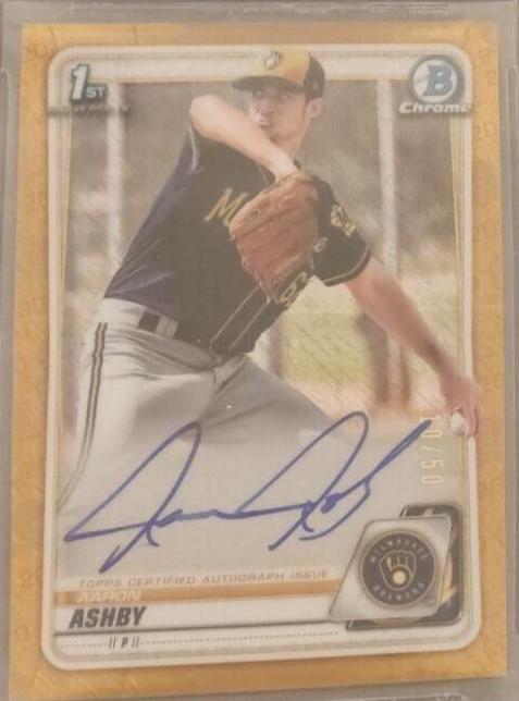 Aaron Ashby [Gold Refractor] #CPA-AA