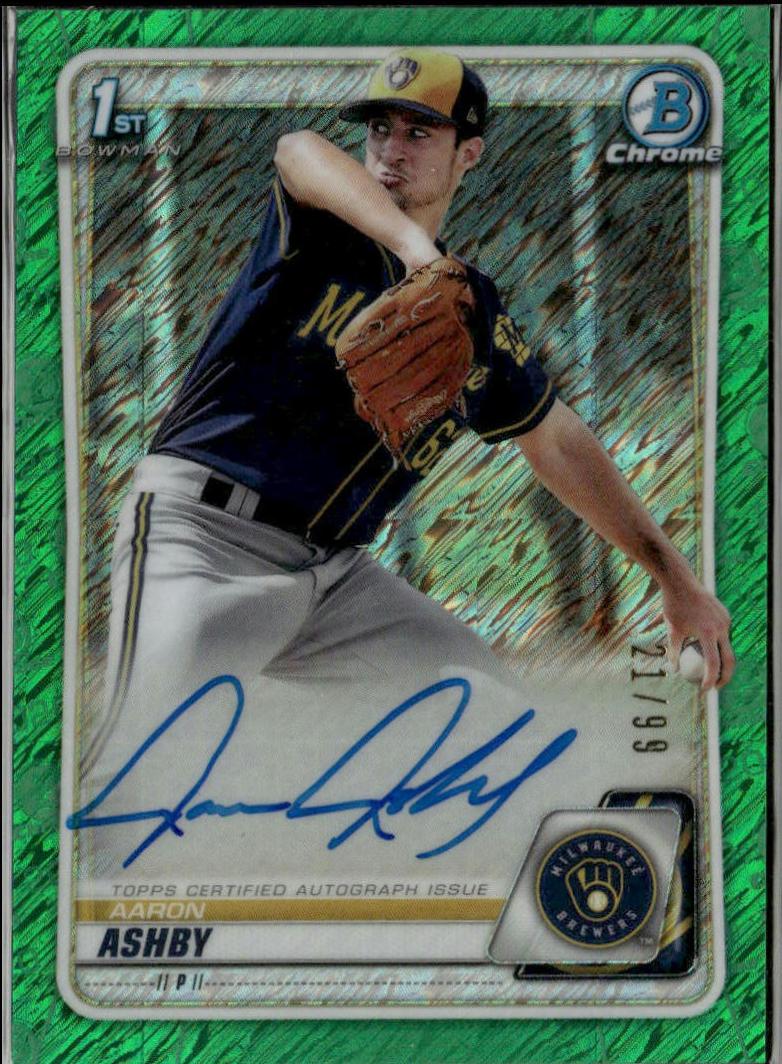 Aaron Ashby [Green Refractor] #CPA-AA
