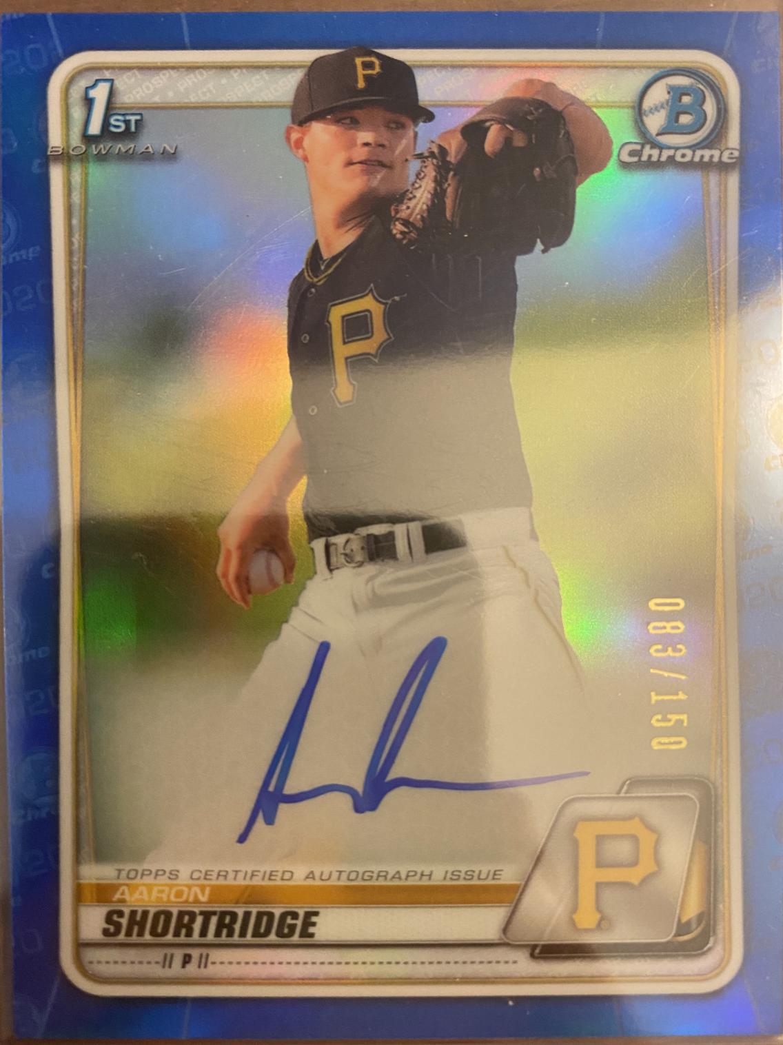 Aaron Shortridge [Blue Refractor] #CPA-ASH
