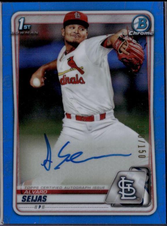 Alvaro Seijas [Blue Refractor] #CPA-AS